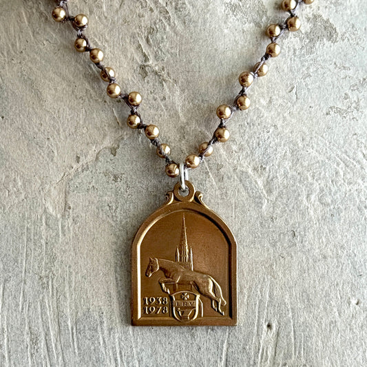 1978 Belgian Jumper Medal Necklace