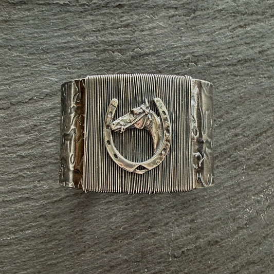 Lucky Horse Cuff Bracelet