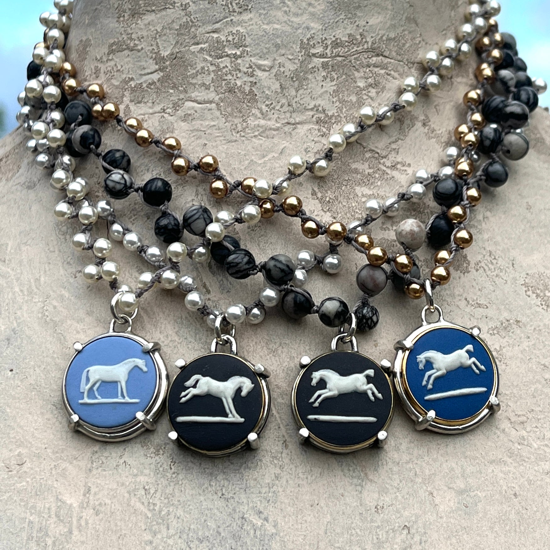 Artisan Made Antique and Vintage Equestrian Jewelry by Sally Lowe