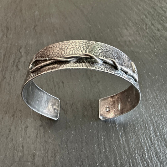 Sterling Hunt Whip Cuff Horse Bracelet