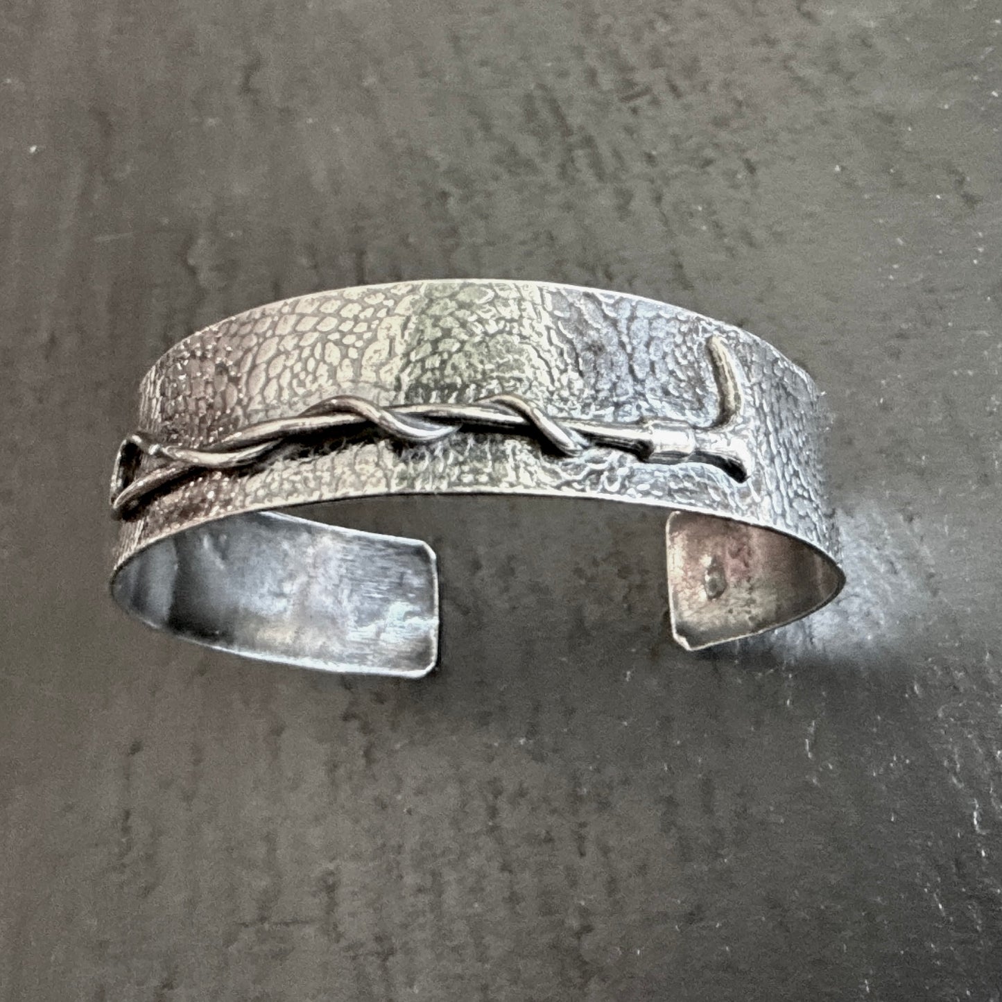 Sterling Hunt Whip Cuff Horse Bracelet