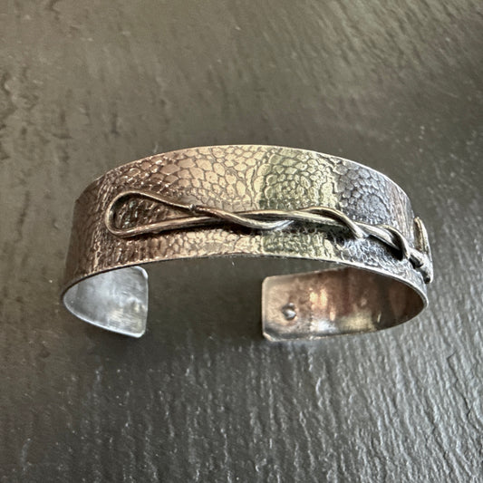 Sterling Hunt Whip Cuff Horse Bracelet