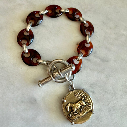 Tortoise Shell Mariner's Link Bracelet