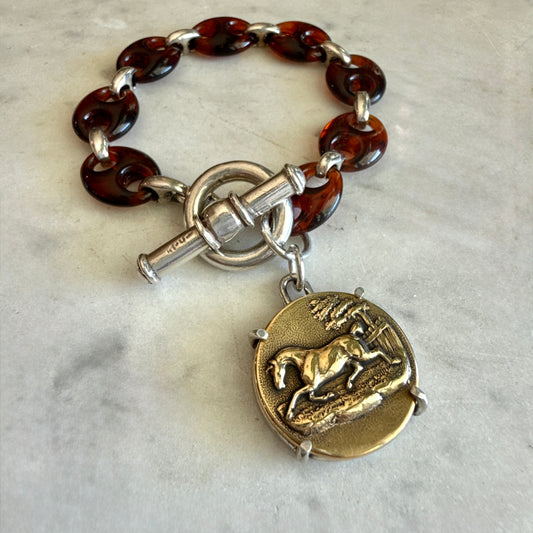 Tortoise Shell Mariner's Link Bracelet