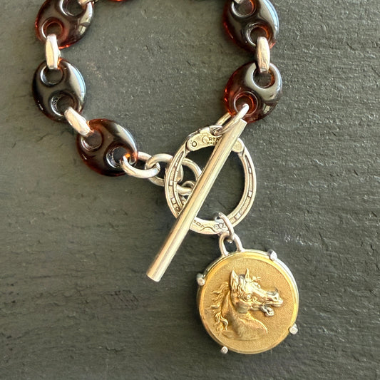 Tortoise Shell Mariner's Link Bracelet