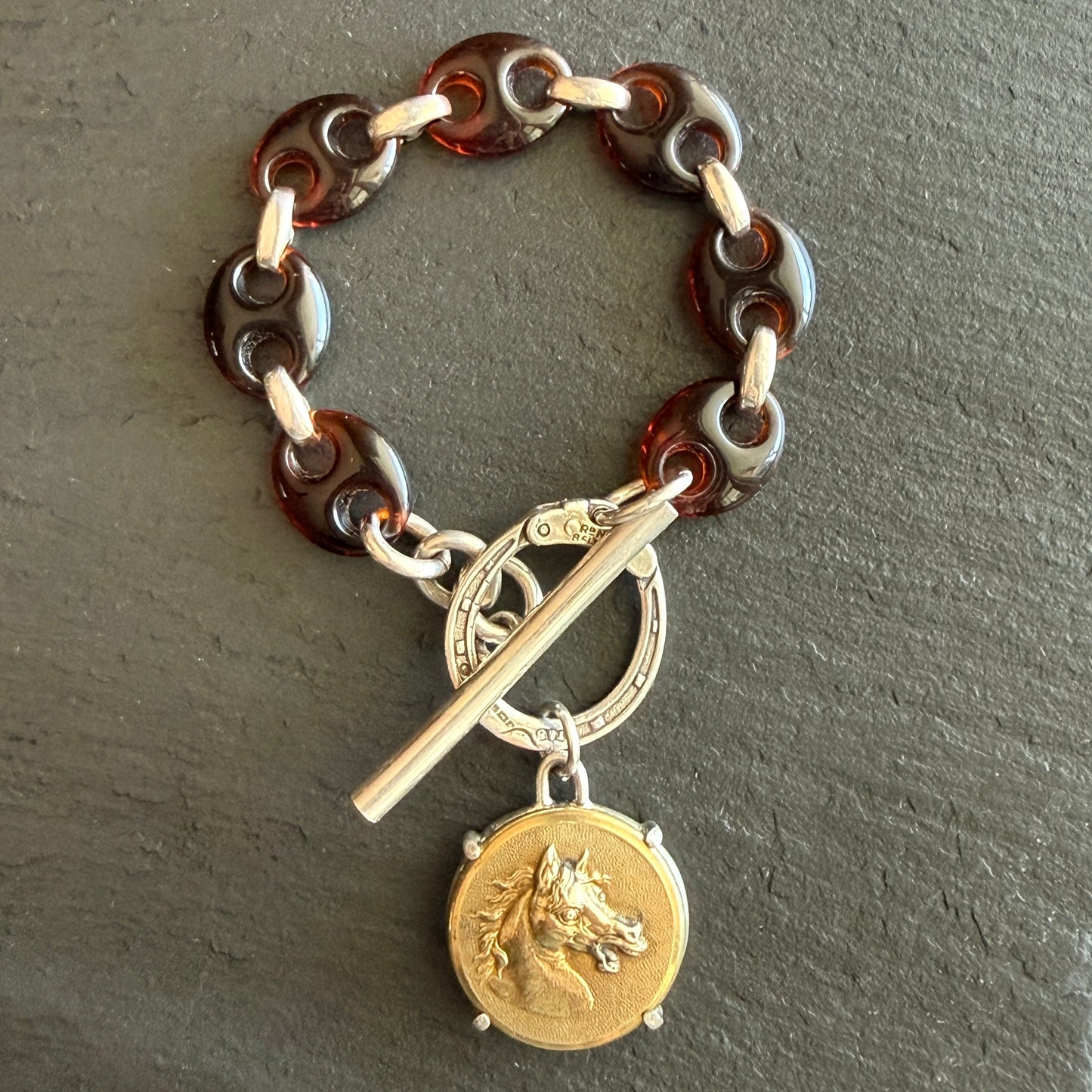 Tortoise Shell Mariner's Link Bracelet