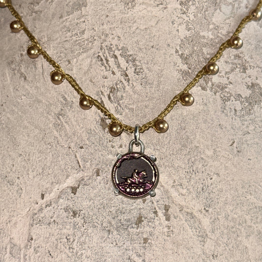 Little Lovely Dutch Jumping Horse Necklace