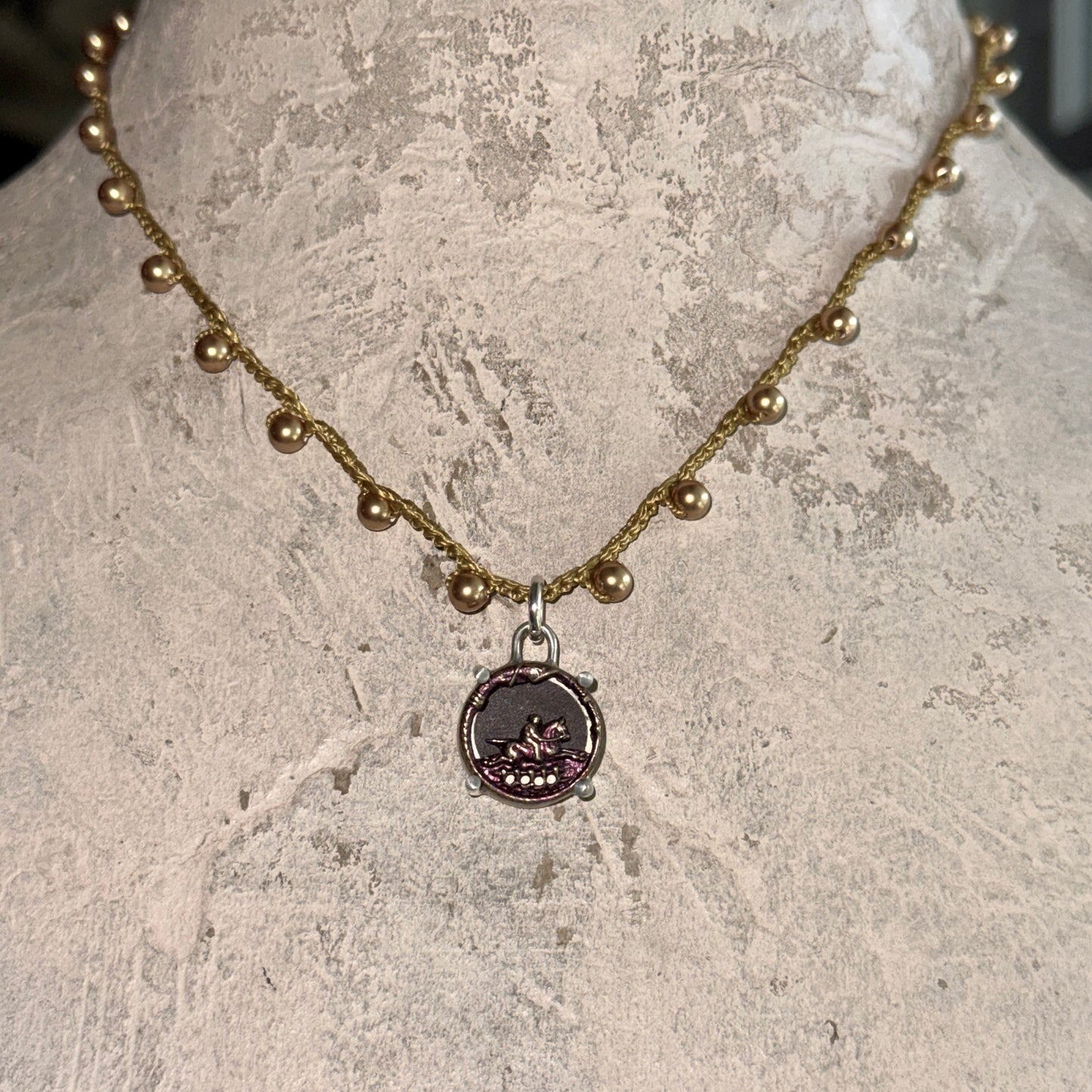 Little Lovely Dutch Jumping Horse Necklace