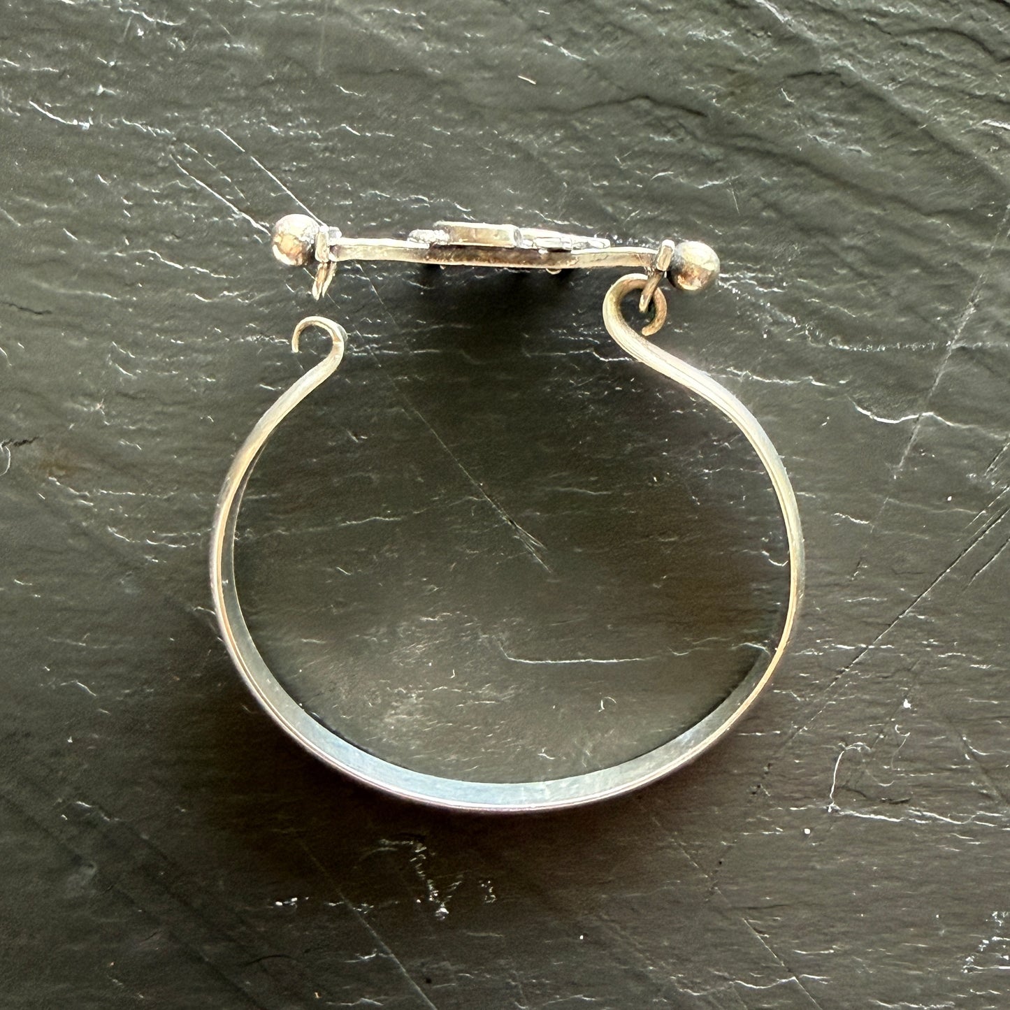 Sterling Stock Pin Cuff Bracelet