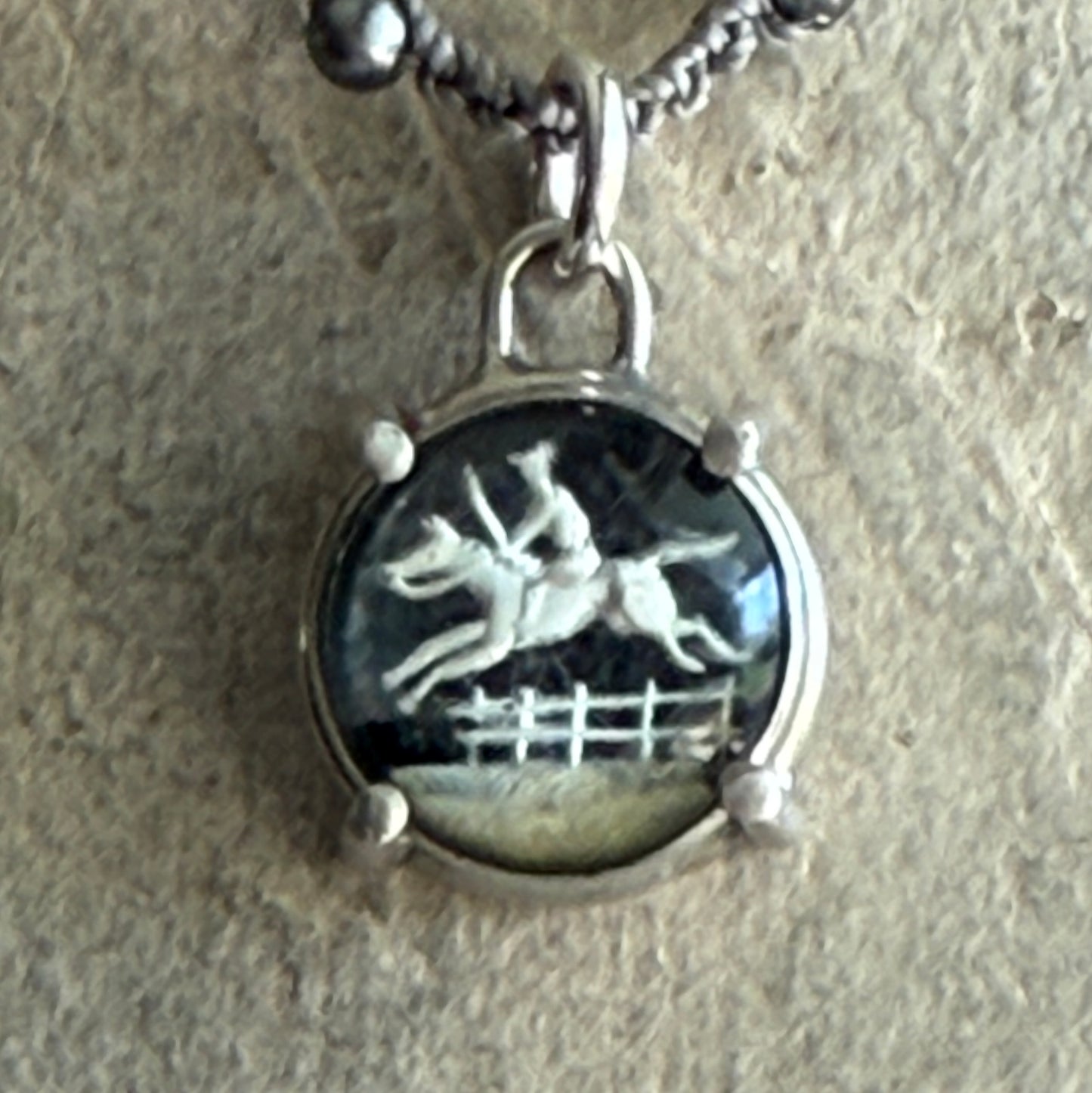 Little Lovely Crystal Horse Necklace