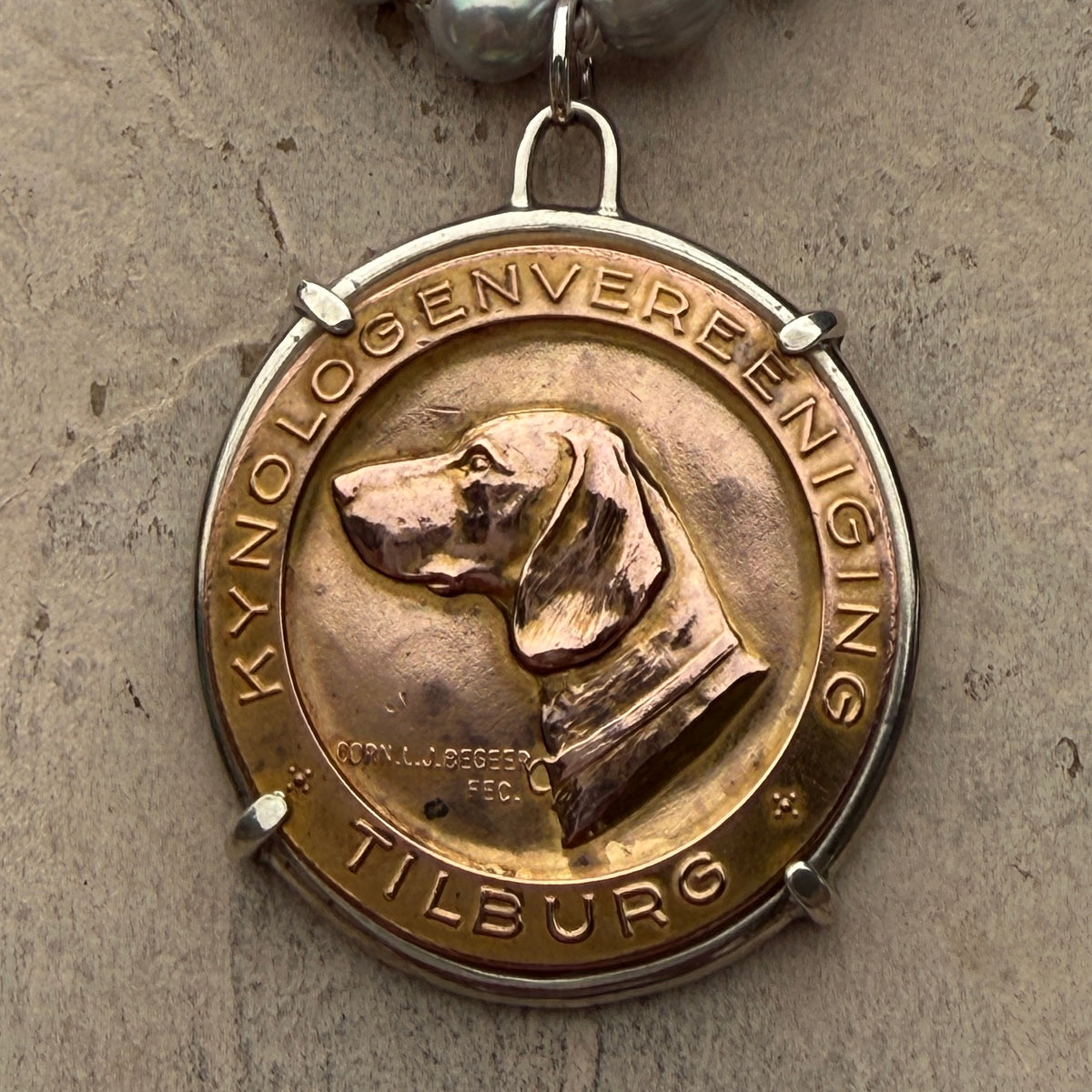 1930 Tilburg Kennel Club Bronze Dog Show Medal