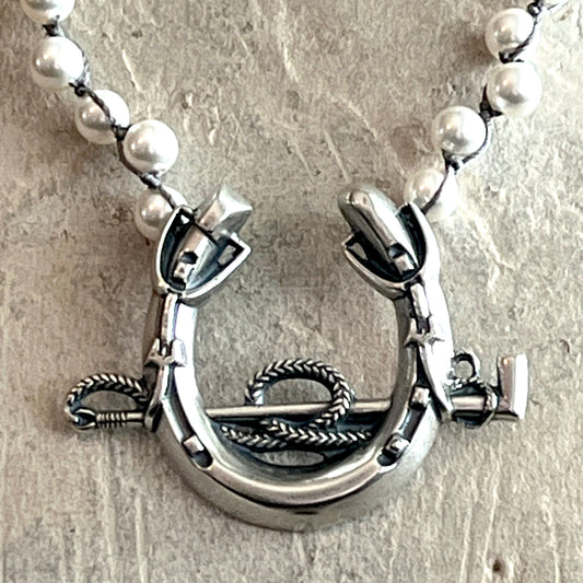 Stirrups Up Luck Necklace