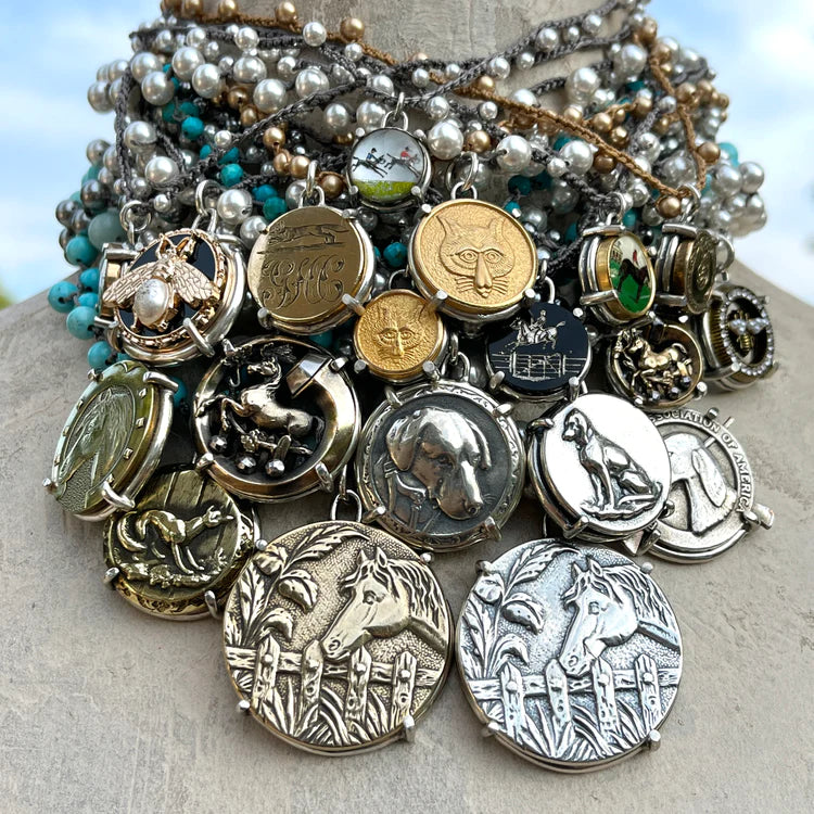 Artisan Made Antique and Vintage Equestrian Jewelry by Sally Lowe