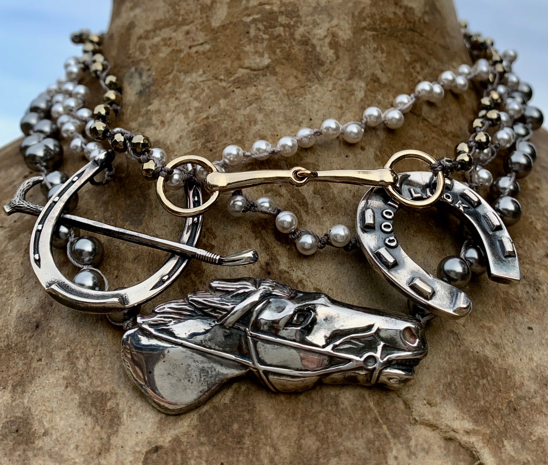 Artisan Made Antique and Vintage Equestrian Jewelry by Sally Lowe