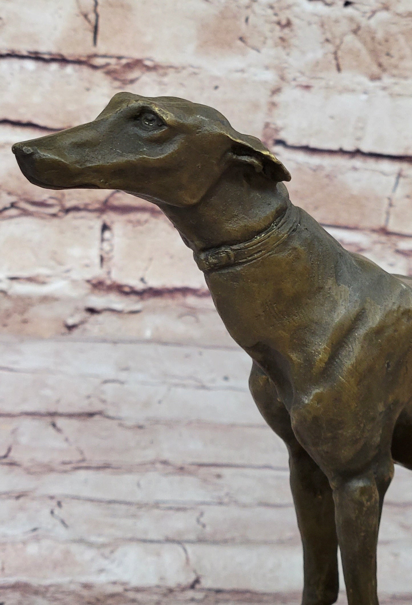 Greyhound Race Dog Bronze Sculpture by Fremiet