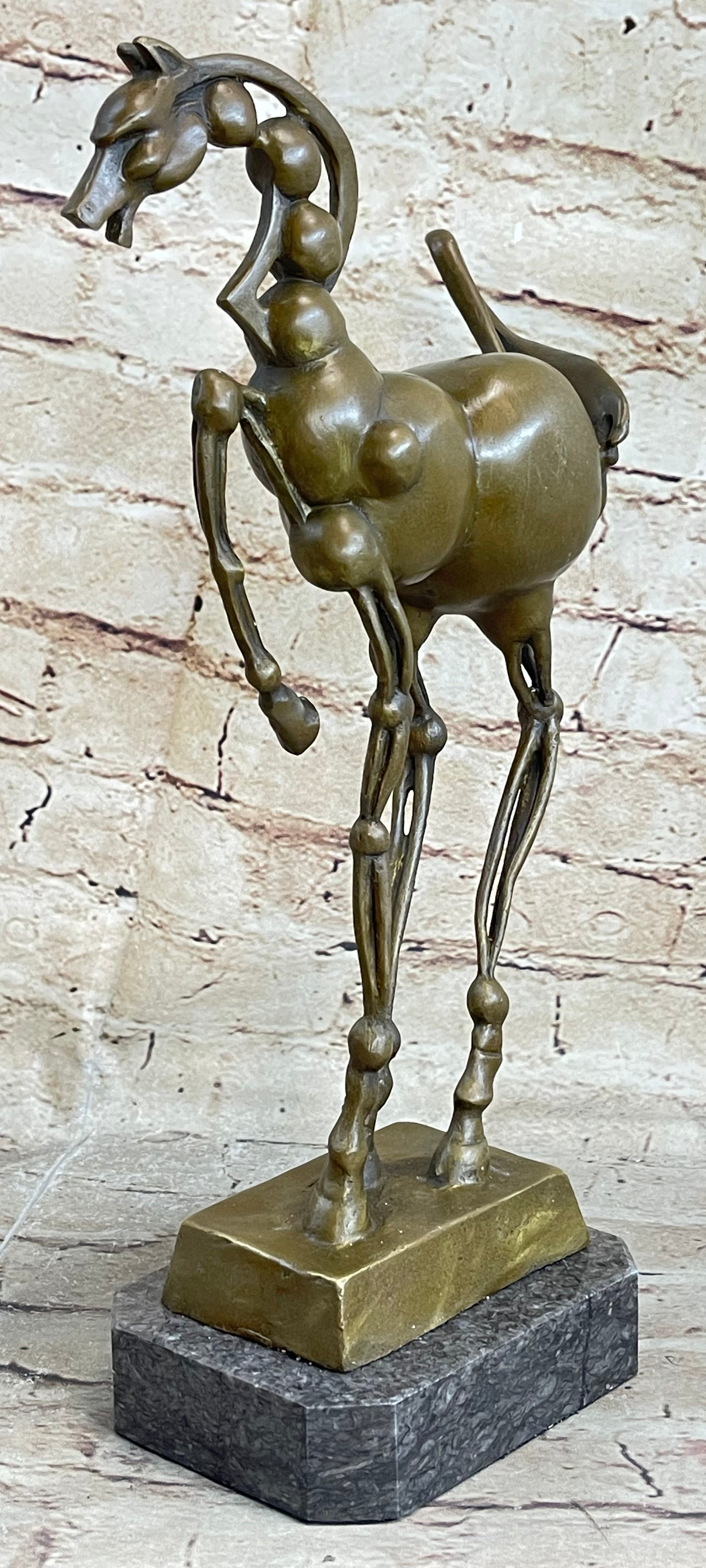 Pablo Picasso Horse Bronze Statue Sculpture Surreal Figure Modern Art 13" x 8"