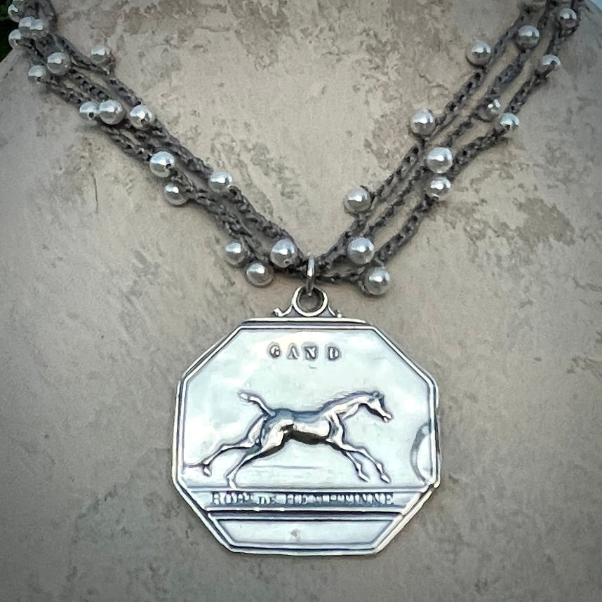 Gand Jockey Club Medal Necklace