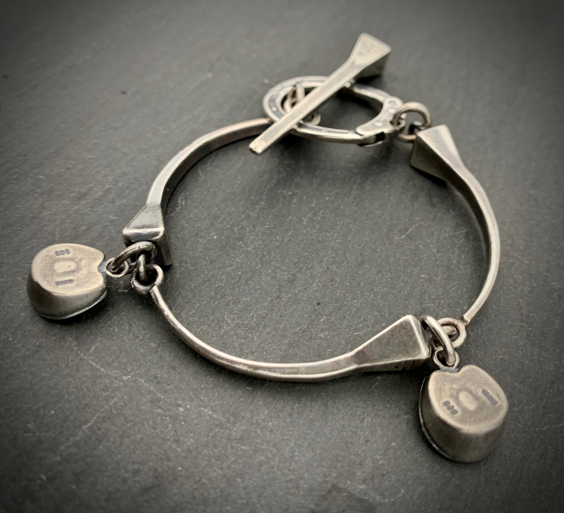 All the Luck Horseshoe Nail Bracelet
