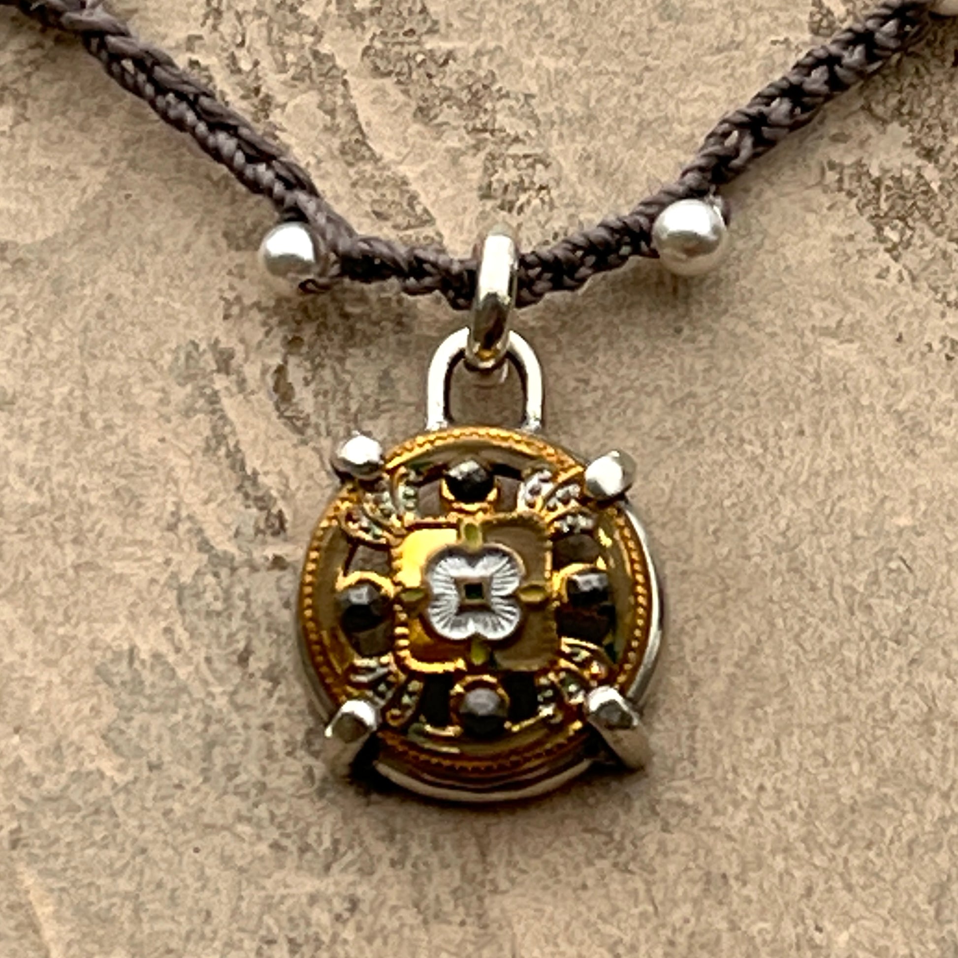 Little Lovely Victorian Button Necklace